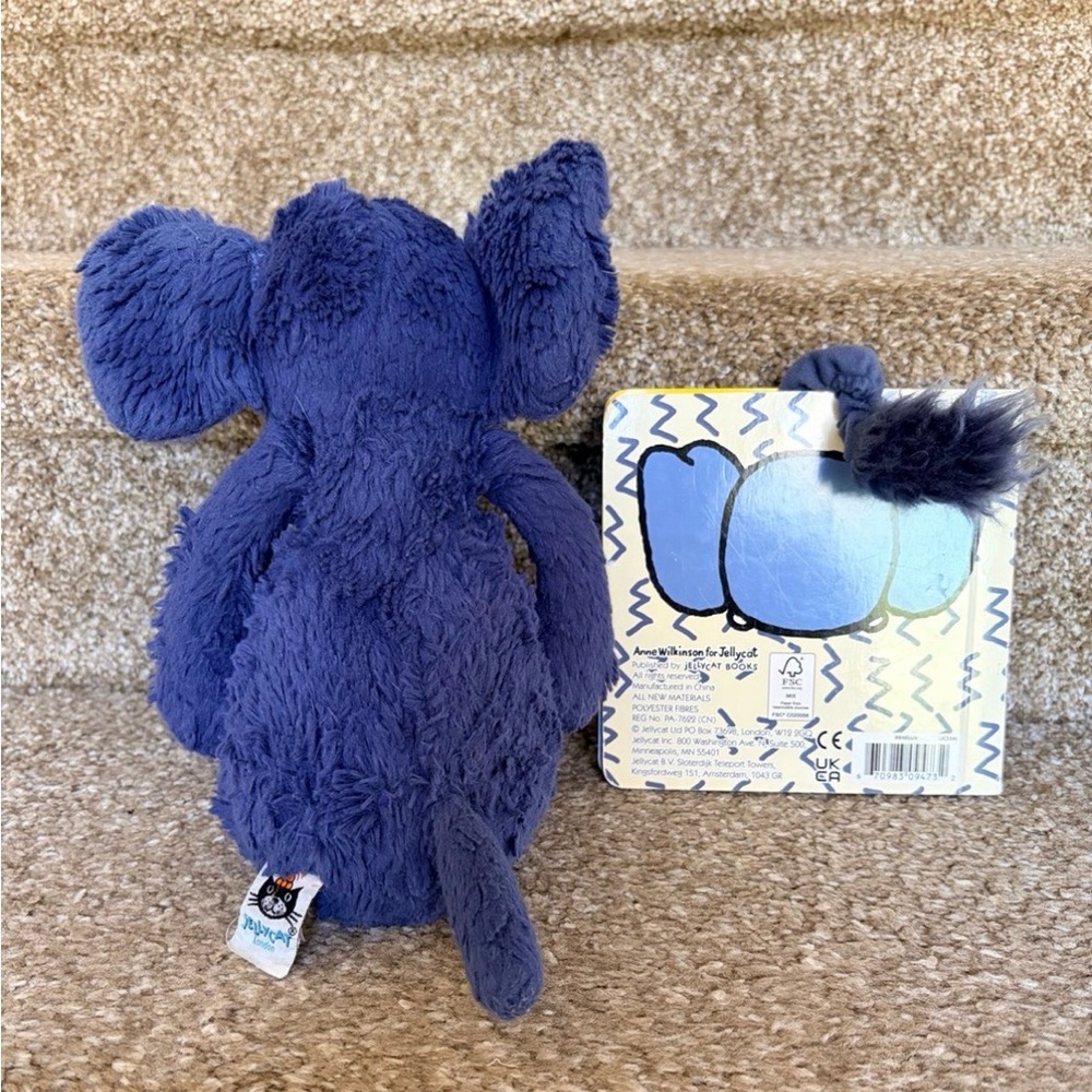 Jellycat Elephant and Book set - Picture 2 of 5